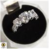 Image 1 : 18-2.0 CT CENTER CUBIC ZIRCONIA WITH 1.0 CT CUBIC