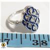 Image 1 : 34-9 CUBIC ZIRCONIA SET IN RING SIZE 9