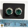 Image 1 : 23-8 MM ROUND CUBIC ZIRCONIA GREEN IN COLOR WITH