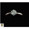 Image 2 : 5-STAMPED 925 RING WITH 1.00 CT MOISSANITE VVS,