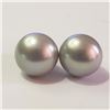 Image 1 : JP997-269 SILVER FRESHWATER PEARL EARRINGS