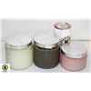 Image 1 : FLAT OF 3 NEW GOLD CANYON CANDLES