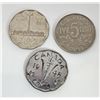 Image 1 : LOT OF 3 CANADIAN VINTAGE NICKLES, 1934, 1945