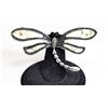 Image 1 : DRAGON FLY  BROOCH WITH BLACK & WHITE