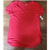 Image 1 : NEW WITH TAGS, LADIES CORAL SZ S , V-NECK