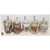 Image 1 : 5 GERMAN BEER STEINS