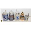 Image 1 : 5 GERMAN BEER STEINS