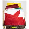 Image 1 : BOX OF CRAFTING FELT VARIOUS COLORS