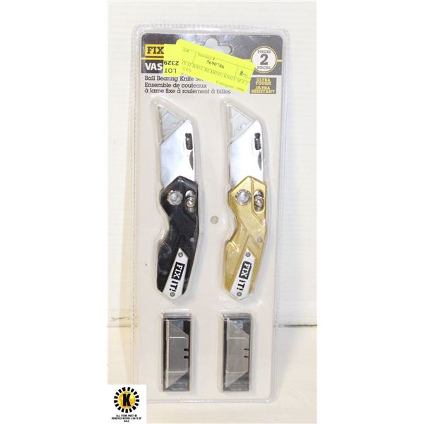 FIX IT BALL BEARING KNIFE SET 2 PIECES