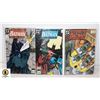 Image 1 : DC BATMAN #433-435 COMIC LOT, MANY DEATHS OF...