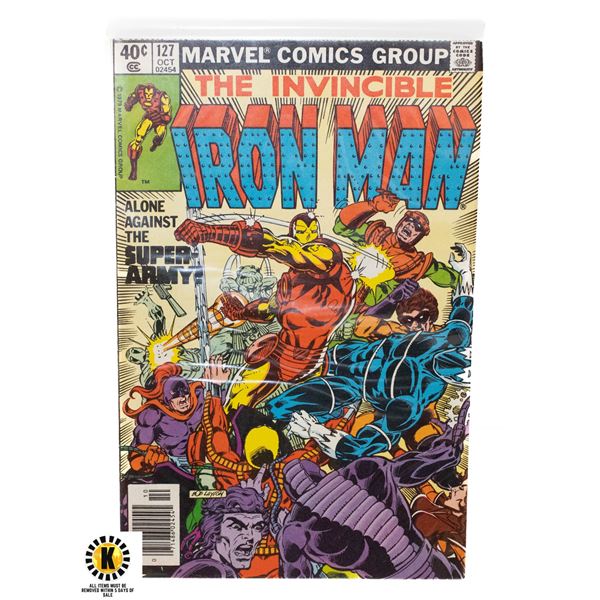 MARVEL IRON MAN #127 COMIC, DEMON IN A BOTTLE