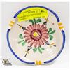 Image 1 : VINTAGE CLAY ART FLOWER ASHTRAY