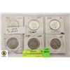 Image 2 : LOT OF 6 CANADIAN HALF DOLLAR COINS