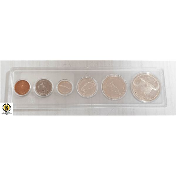 SIX CANADIAN COIN SET 1967 UNCIRCULATED