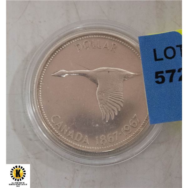 1967 CANADA SILVER DOLLAR