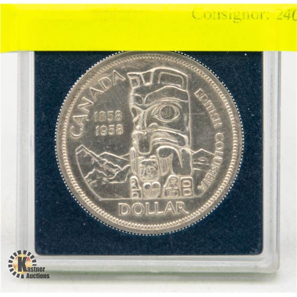 1958 SILVER CANADIAN DOLLAR