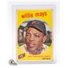 Image 1 : WILLIE MAYS 1959 BASEBALL CARD #50