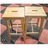 Image 1 : 2 STOOLS 29" HIGH