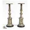Image 1 : CANFLOYD 15" TALL S/S CANDLE HOLDER MARBLE BASE