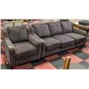 Image 2 : FABRIC COUCH AND CHAIR- NEEDS DEEP CLEANING
