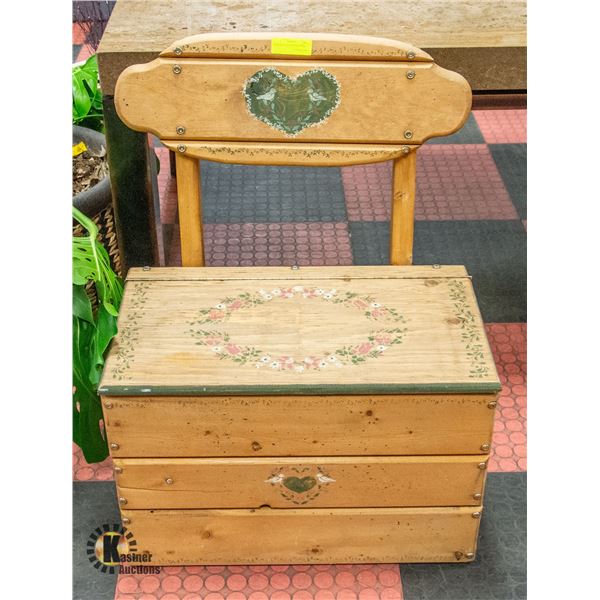 STORAGE SEAT WITH DRAWERS