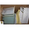 Image 1 : PLASTIC STORAGE CONTAINERS- LARGE LOT ASST.