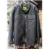 SIZE XL MENS LEATHER JACKET, MONTREAL JEZ