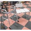 Image 1 : FOLDING WALKER + BATH TRANSFER BENCH