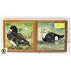 Image 1 : PAIR OF HAND PAINTED TILES - DUCKS