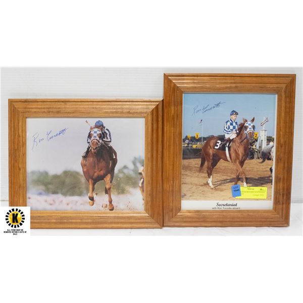 PAIR OF SECRETARIAT RACEHORSE PHOTOS