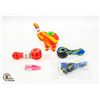 Image 1 : LOT OF FIVE SILICONE PIPES