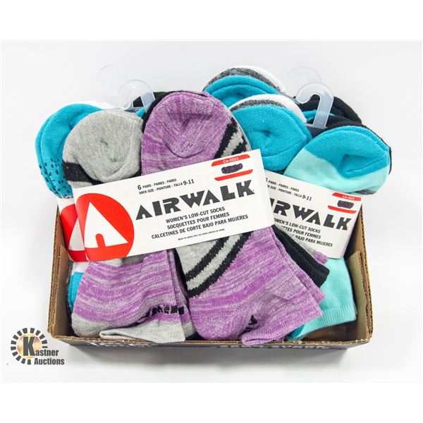 NEW (24) PAIR AIRWALK SOCKS