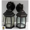 Image 1 : 2 OUTDOOR LIGHT FIXTURES - ONE NEW NEVER INSTALLED