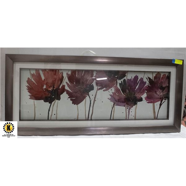 SHADOWBOX FLORAL PICTURE