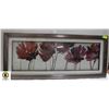 Image 1 : SHADOWBOX FLORAL PICTURE