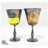 Image 1 : PAIR OF SILVER PLATED GOBLETS WITH ESSO LOGO