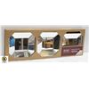 Image 1 : 3 PC HOME SQUARE MIRROR WALL SET
