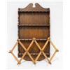 Image 1 : SPOON RACK + FOLDING WOODEN HANGER RACK