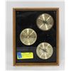 Image 1 : VINTAGE WALL BAROMETER / HYGROMETER /
