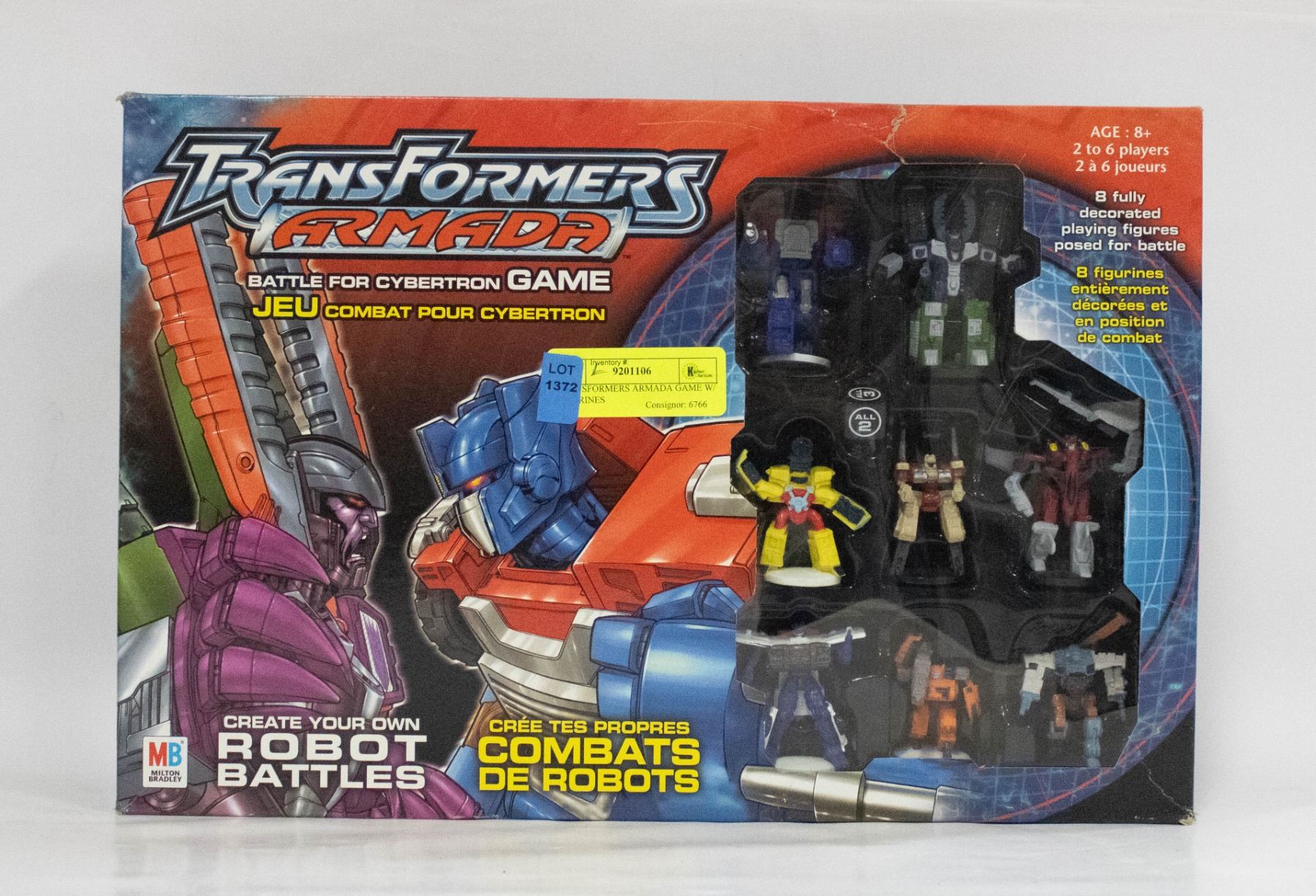 TRANSFORMERS ARMADA GAME WITH FIGURINES