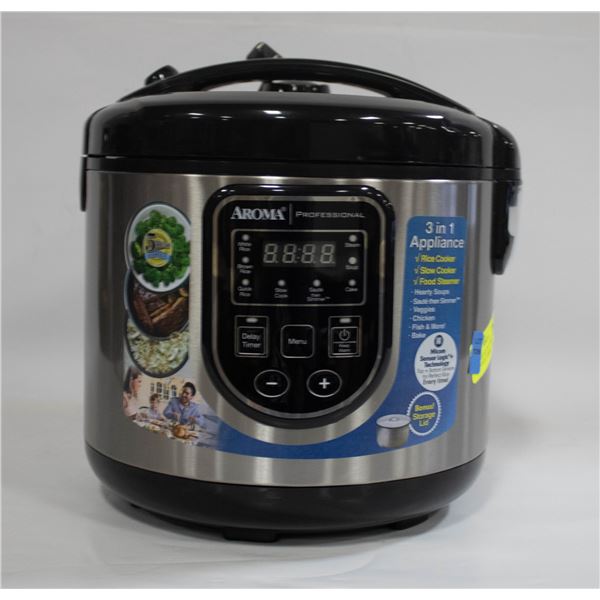AROMA BRAND 3 IN 1 APPLIANCE. (RICE COOKER, STEAM
