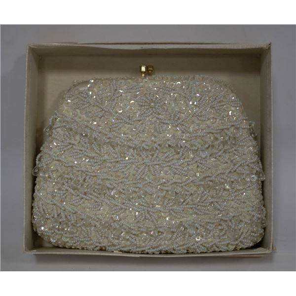 GOLDCO BEADED HANDBAG NEW