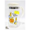 Image 1 : PETER RABBIT GLASS PITCHER.