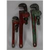 Image 1 : VINTAGE RIDGID PIPE WRENCH 8-10" 3 PCS