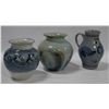 Image 1 : HANDTHROWN VASES & PITCHER SET OF 3