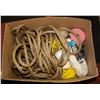 Image 1 : ROPE- LARGE BOX LOT ASSORTED LENGTHS
