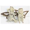 Image 1 : 2 SANDSTONE FAIRIES 10"HIGH