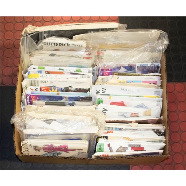 LARGE FLAT OF NEW VINTAGE PACKAGED PATTERNS