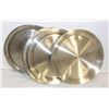 Image 1 : FLAT OF PEWTER DINNING PLATES
