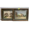 Image 1 : PAIR OF FRAMED WALL ART 17" X 21"